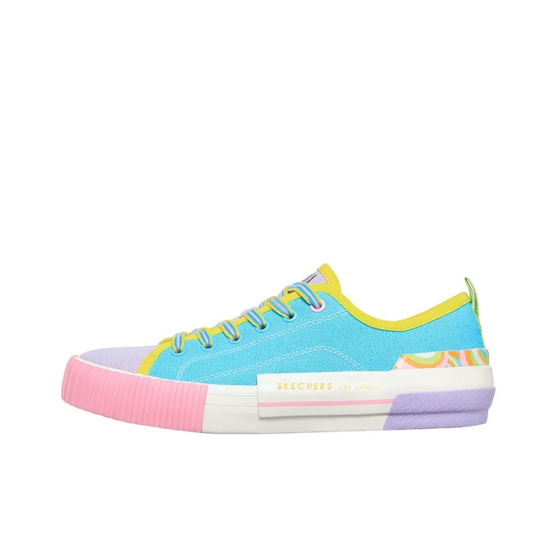 Skechers New Moon Coverage Low-Top Skateboard Shoes Women's Multicolor-0