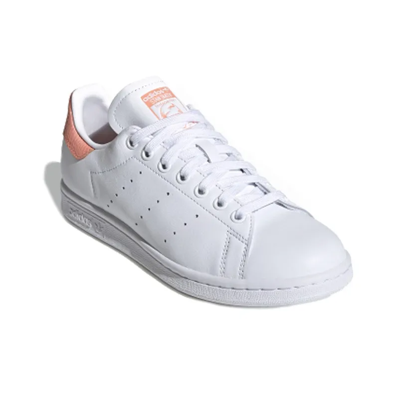 Adidas Stan Smith White Chalk Coral Women's-1