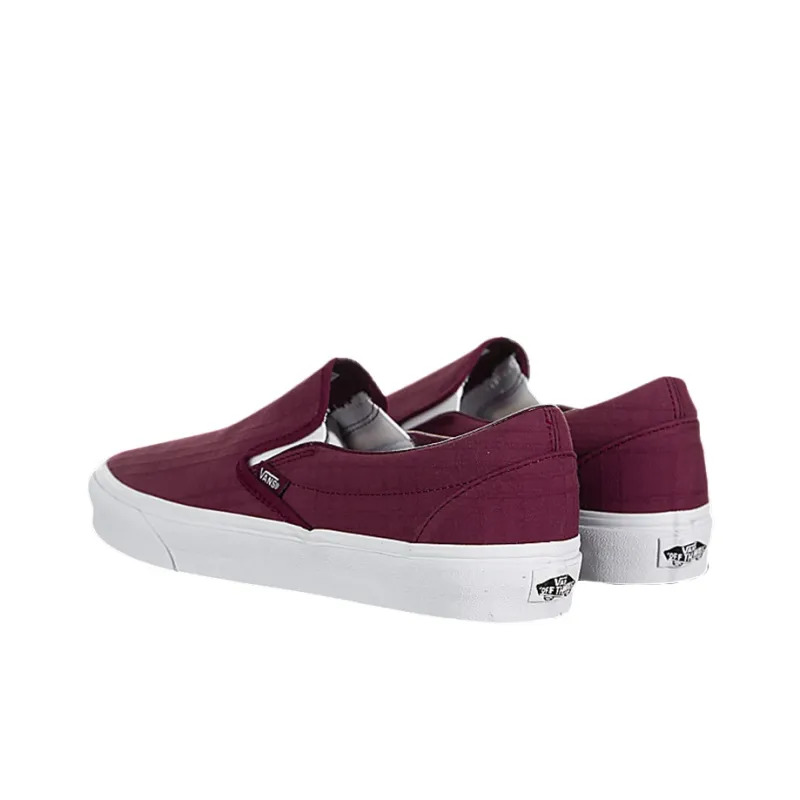 Vans Unisex Slip on Shoes Deep Wine Wine Red-2