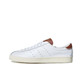 Adidas Originals Lacombe Wear-Resistant Low-Top Skateboard Shoes Men's White Brown Red