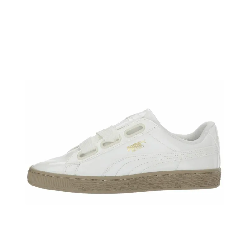 PUMA Basket Heart Marshmallow White Women's-0