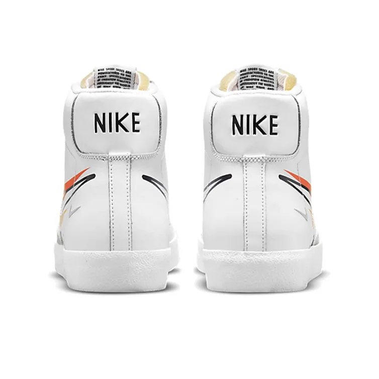 Nike Blazer Mid 77 Multi Swoosh White-4
