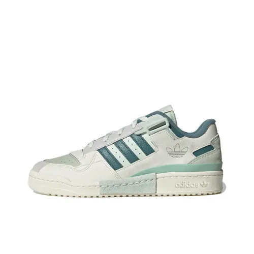 Adidas Originals FORUM Skateboard Shoes Unisex Low-Top White/Brown Green