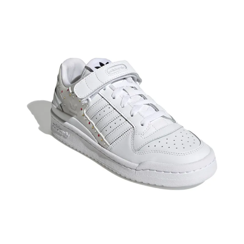 Swarovski X Adidas Forum Low White Black Women's-2