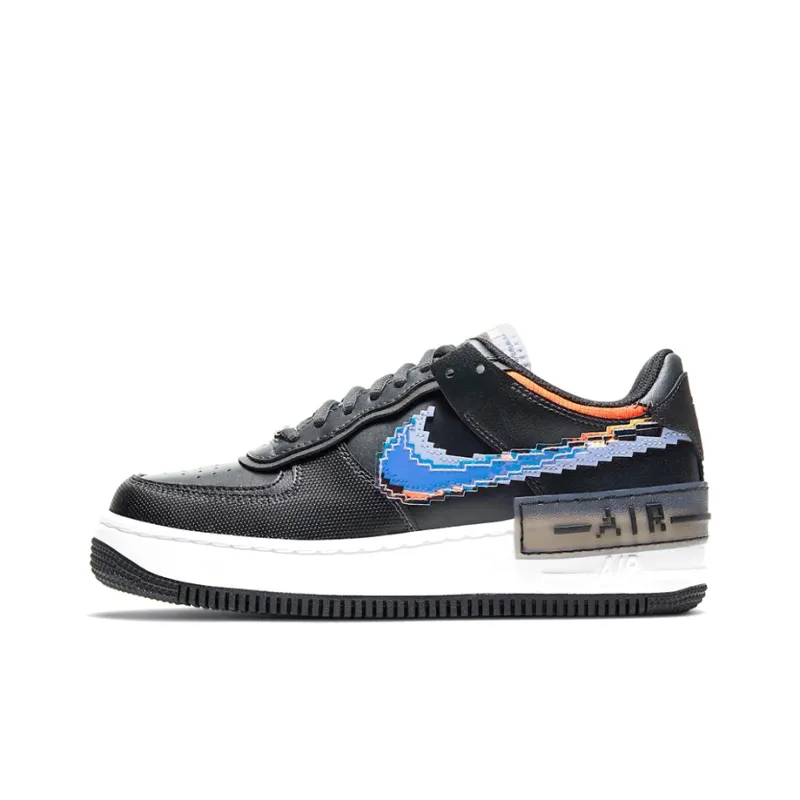 Nike Air Force 1 Low Shadow 8 Bit Black Women's-0