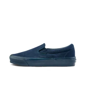Slip On Og Classic Vans 'Velvet Embroidery Leopard Dress Blues'