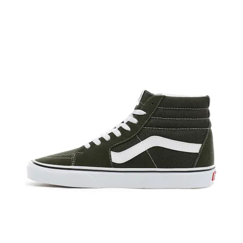 Vans SK8 Skateboard Shoes Unisex High-Top Army Green