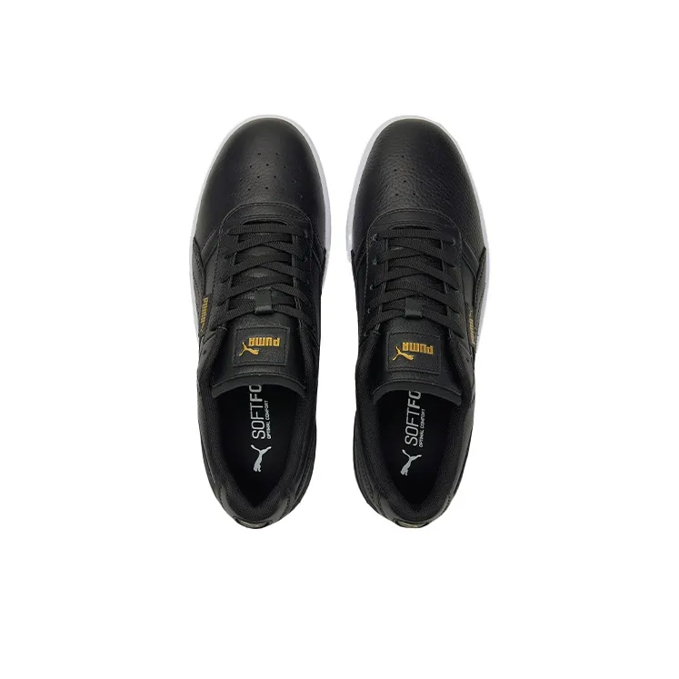 PUMA Clasico Premium Cushioned Wear-Resistant Lightweight Low-Top Skateboard Shoes Women's Black-2