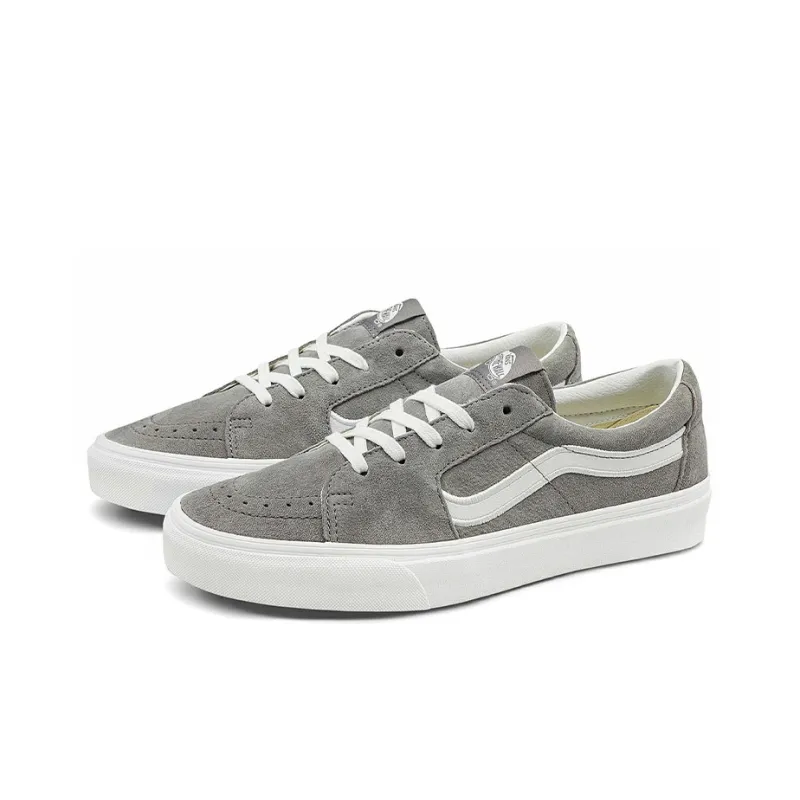 Vans Unisex SK8 Low Sneakers Grey 'Gray White'-1