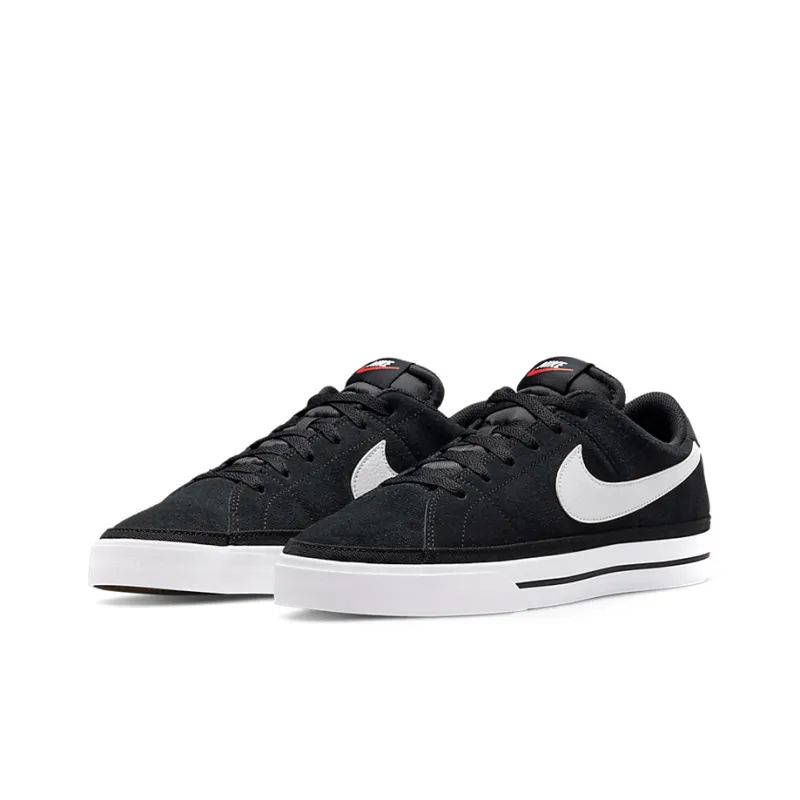 Nike Court Legacy Suede 'Black White'-2