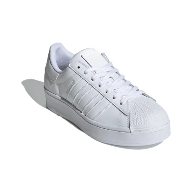 Superstar Women's Adidas Originals Bold 'Triple White' Women's-1
