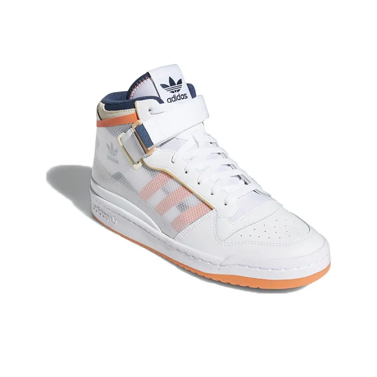 Adidas Forum Mid Tt White Acid Orange-2