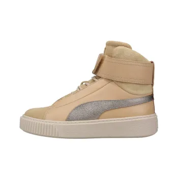 PUMA Basket Platform Mid Premium 'Tan' Women's