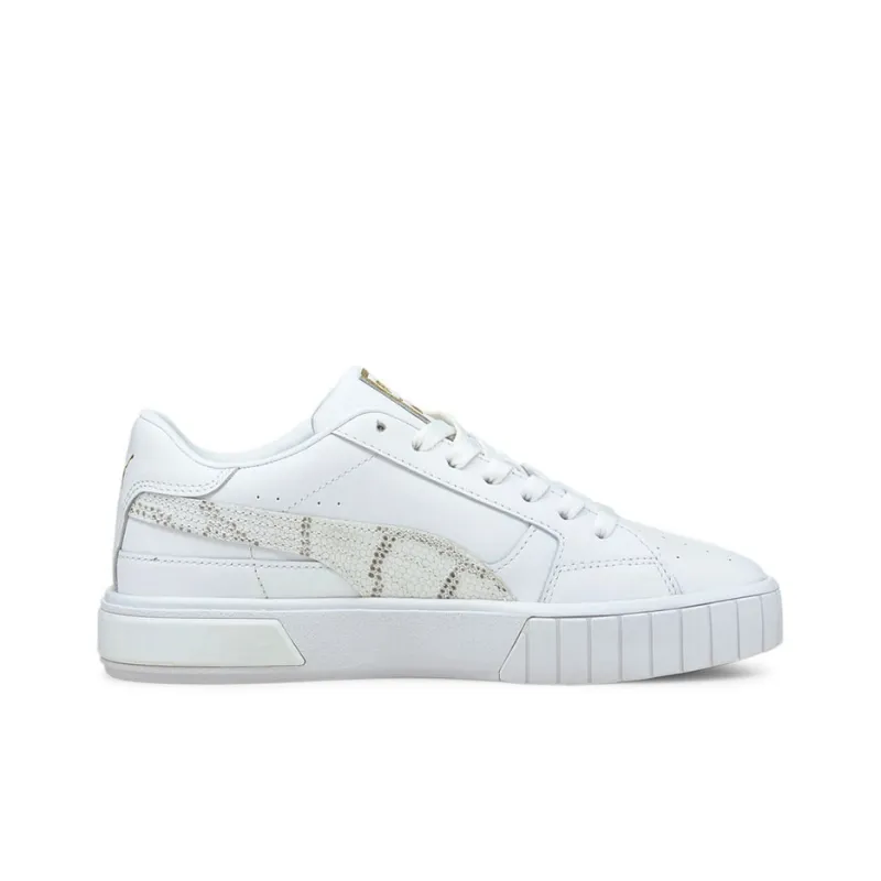 PUMA Cali Star Snake Casual Shoes White Women's-1