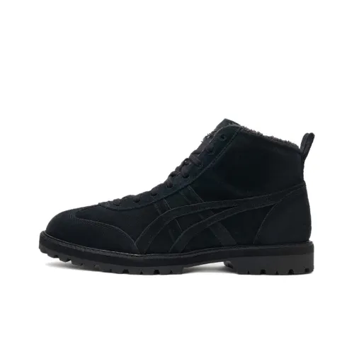 Onitsuka Tiger Rinkan Skateboard Shoes Unisex High-Top Black