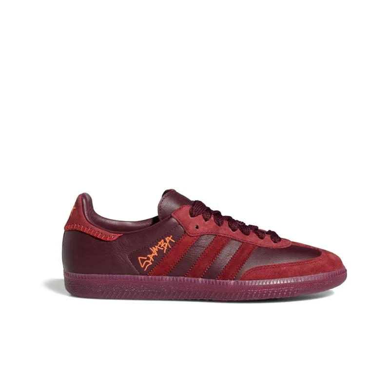 Adidas Jonah Hill X Samba Maroon-1