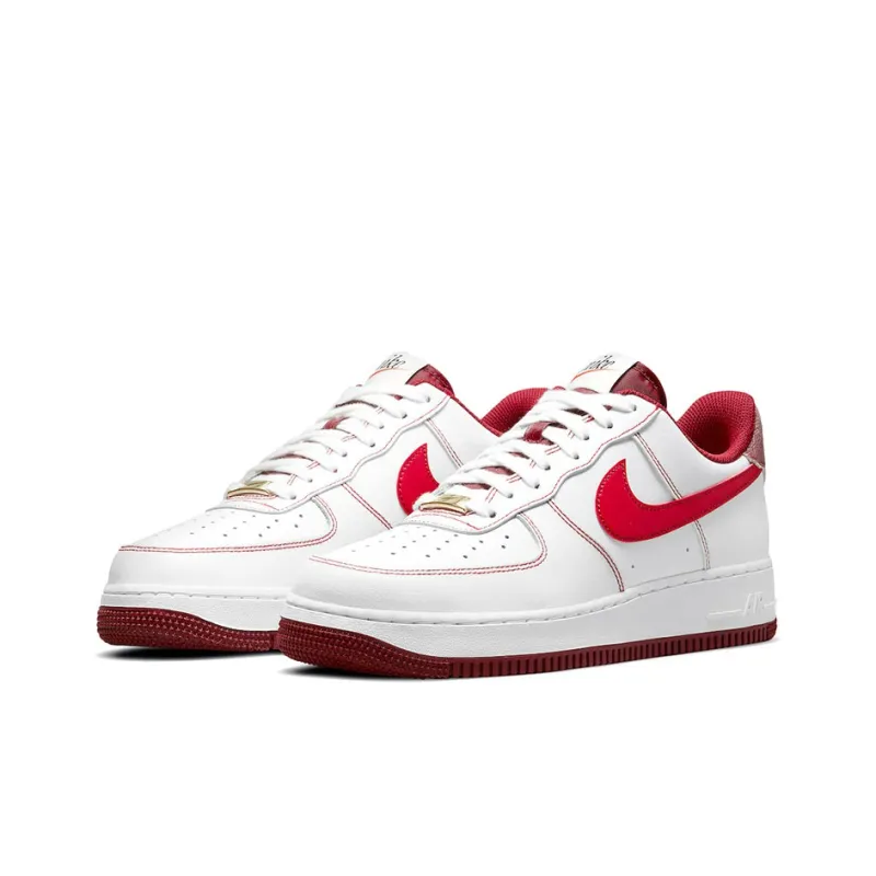 Nike Air Force 1 Low '07 First Use White Team Red-1