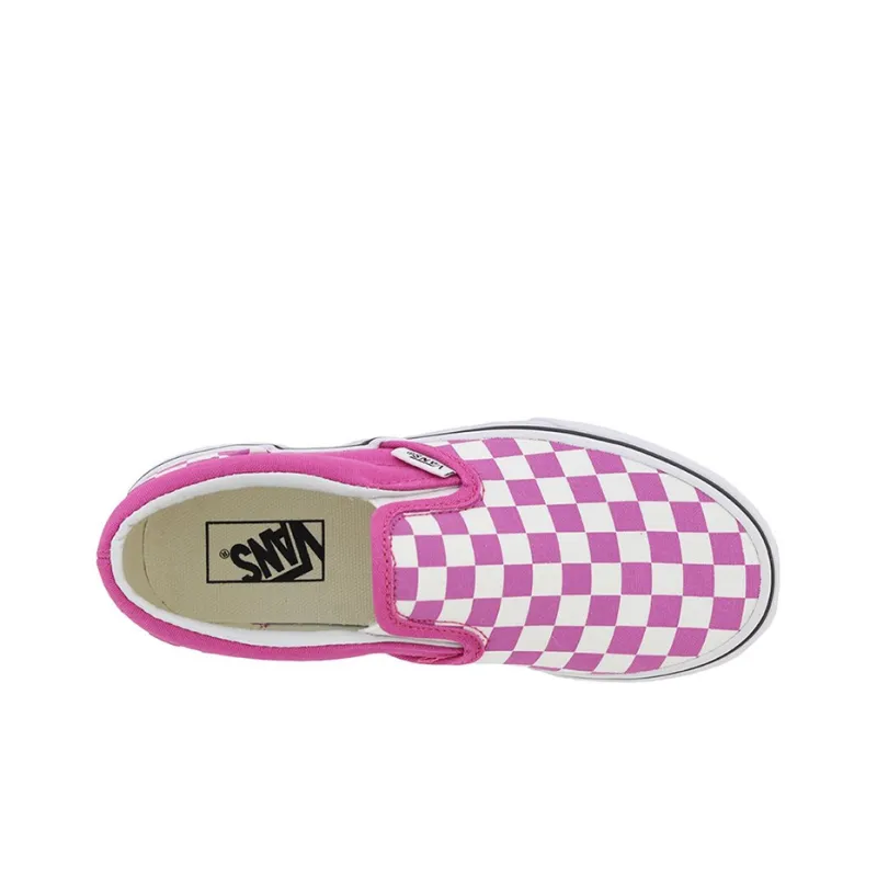 Slip On Classic Vans Kids 'Raspberry Rose Checkerboard'-2