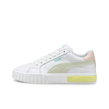 PUMA Cali Star Cushioned Wear-Resistant Slip-Resistant Low-Top Skateboard Shoes Women's White Gray Pink