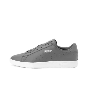 PUMA Smash V2 L Perf Grey/White Women's