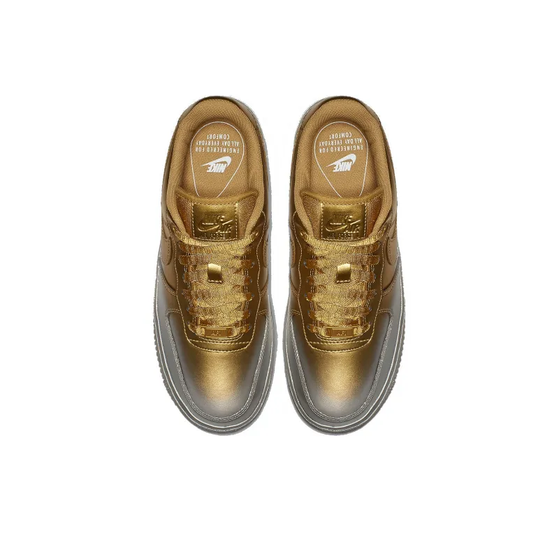 Nike Air Force 1 Low Gold Silver Women's-3