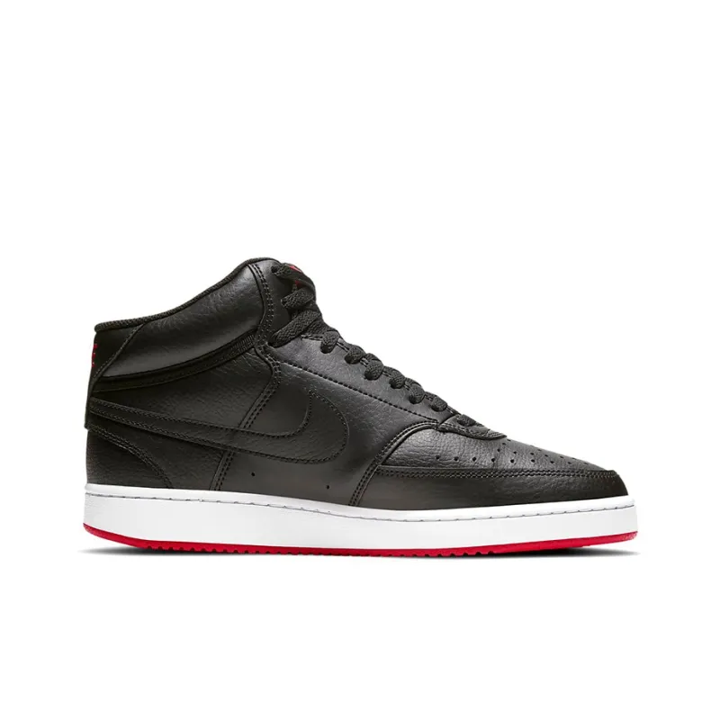 Nike Court Vision Mid Black University Red-1