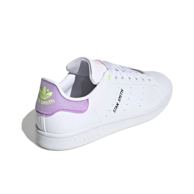 Stan Smith Women's Adidas Originals 'White Purple Lime' Women's-3