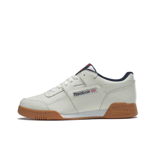 Reebok Workout Skateboard Shoes Men Low-Top Beige Brown