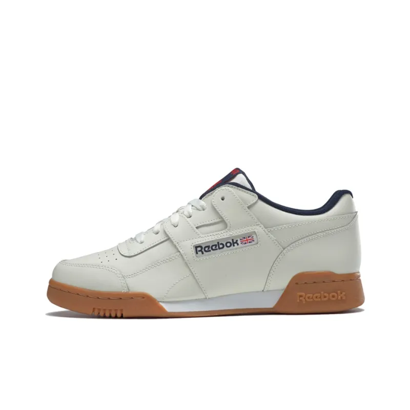 Reebok Workout Skateboard Shoes Men Low-Top Beige Brown-0