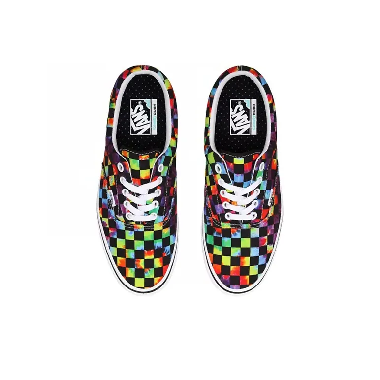 Vans Tie Dye Checker Comfycush Era Checkboard Multi Color-2
