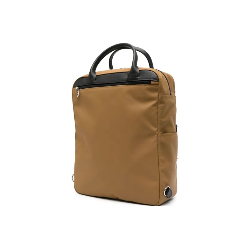 LONGCHAMP Le Pliage Energy Cow Leather Trim Backpack Men's Brown-1