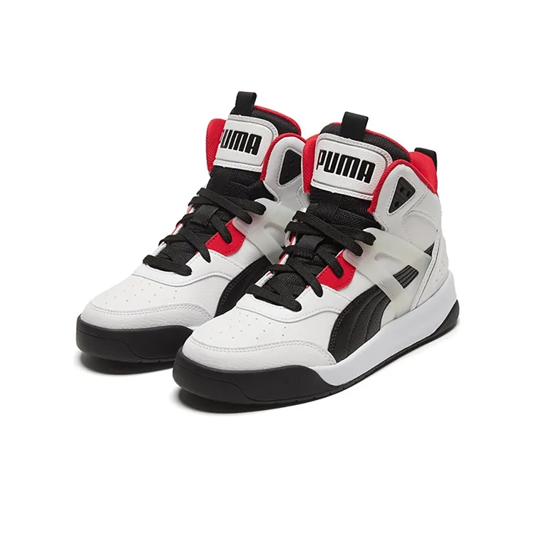 PUMA Backcourt Mid 'White Black Red'-2
