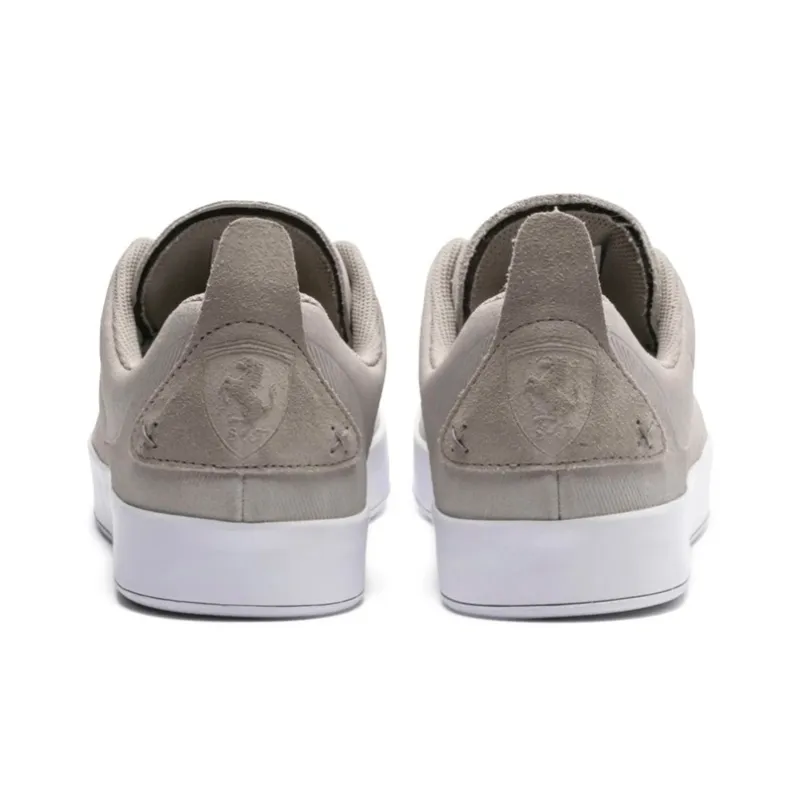 PUMA Scuderia Ferrari El Maestro Casual Board Shoes Cream-3