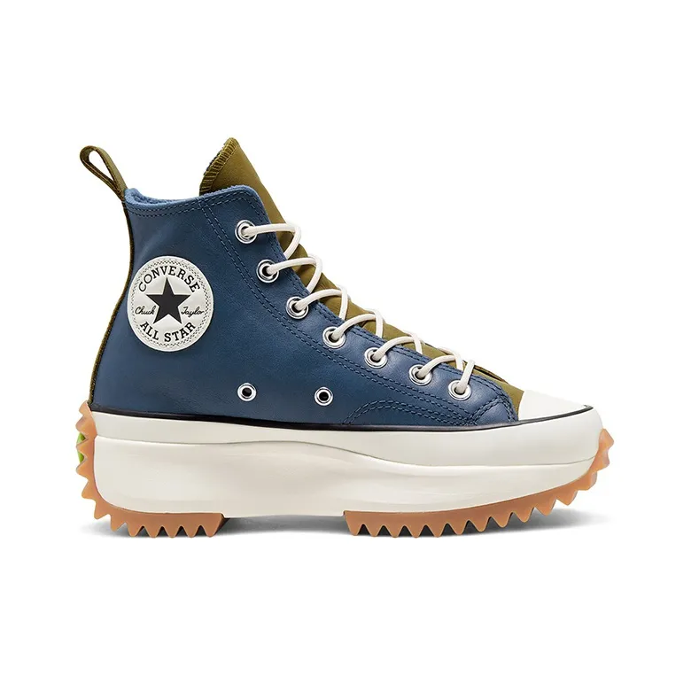 Converse Run Star Hike Hi Navy Dark Moss Women's-1