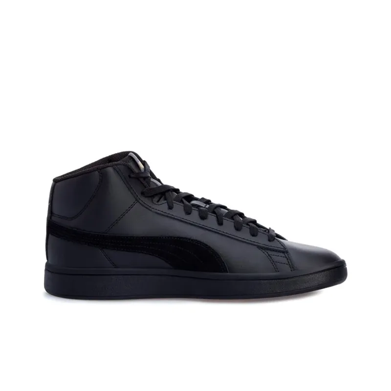 PUMA Smash V2 Mid L Anti-Slip Wear-Resistant Mid-Top Skateboard Shoes Unisex Dark Blue-1