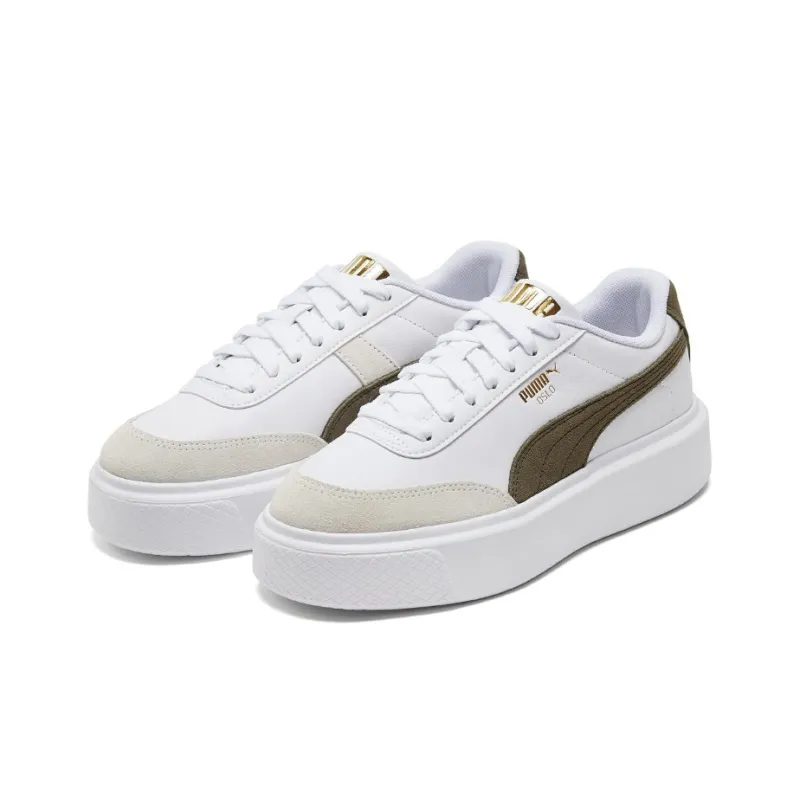 PUMA Oslo Maya Archive Sneakers White/Green Women's-3
