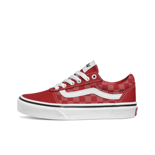 Vans Ward Kids 'Checker Dot - Red'