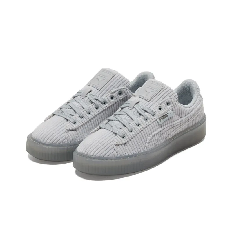 PUMA Basket Platform Strap 'Grey' Women's-2