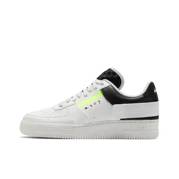 Nike Air Force 1 Low Type White Barely Volt
