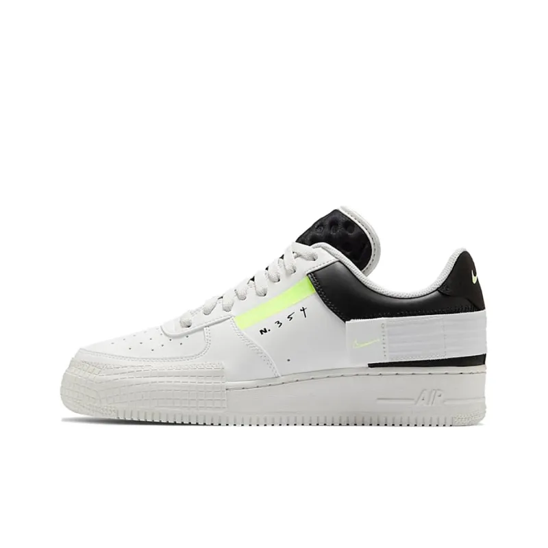 Nike Air Force 1 Low Type White Barely Volt-0