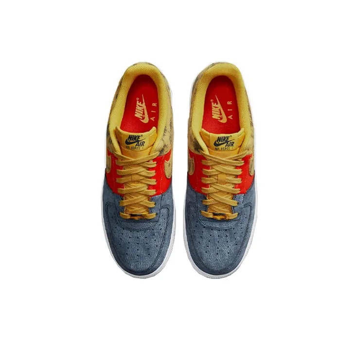 Nike Air Force 1 Low Tie Dye Dark Sulphur-3