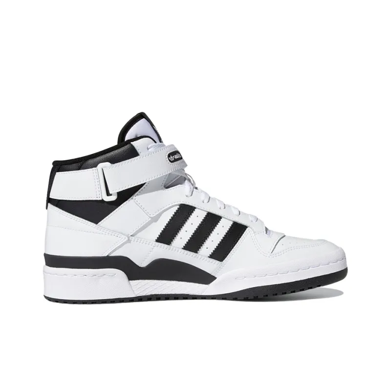 Adidas Forum Mid White Black-1