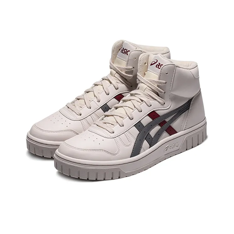 Asics Unisex Court Mz Hi Sneakers Gray-1