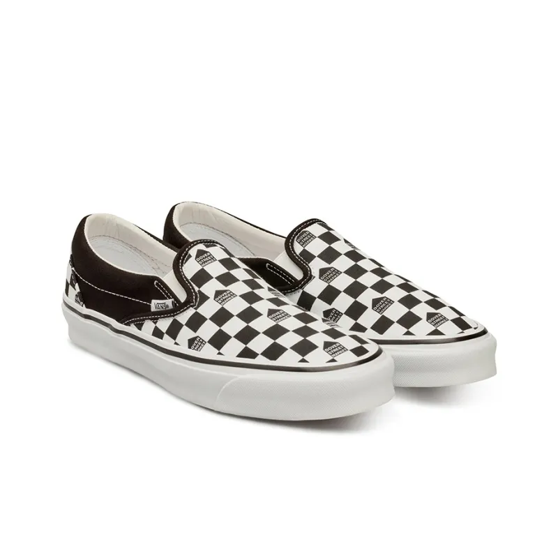 Vans Ua Og Classic Slip On Lx Dover Street Market Checkerboard-2