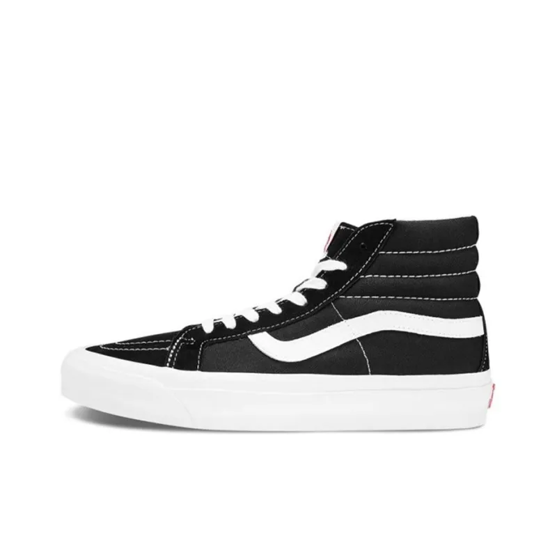 Vans Vault Og Sk8 Hi Lx Black True White-0
