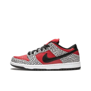 Nike Sb Dunk Low Supreme Red Cement The Design Museum Charity Campaign
