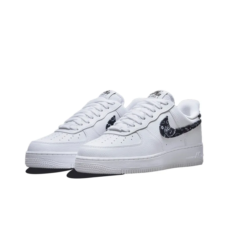 Nike Air Force 1 Low '07 Essential White Black Paisley Women's-2