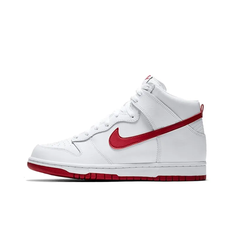 Nike Dunk High White Gym Red 2017-0
