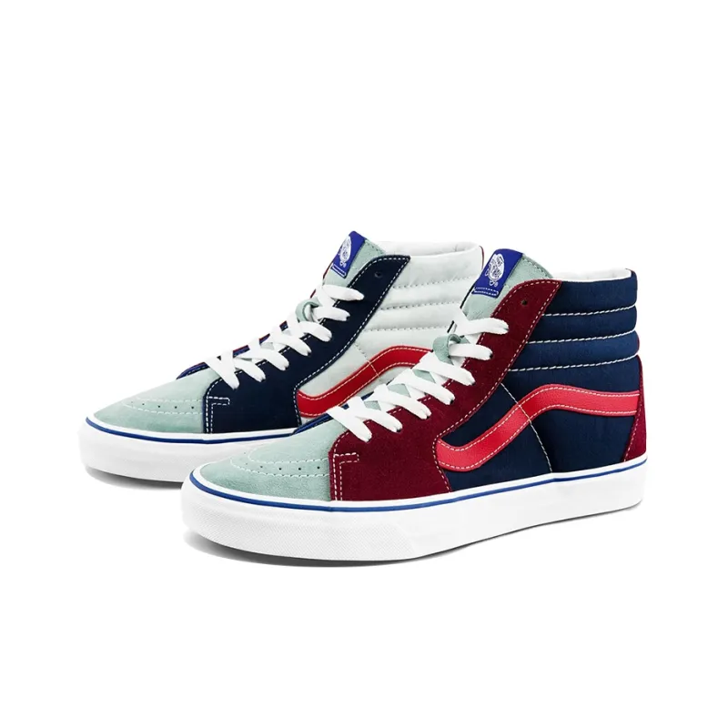 Vans SK8 HI MIX & MATCH Multi 'Red Blue' Women's-2