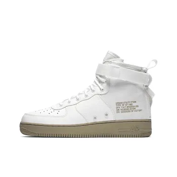 Nike Sf Air Force 1 Mid Ivory Olive
